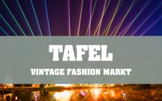 Tafel vintage fashion markt